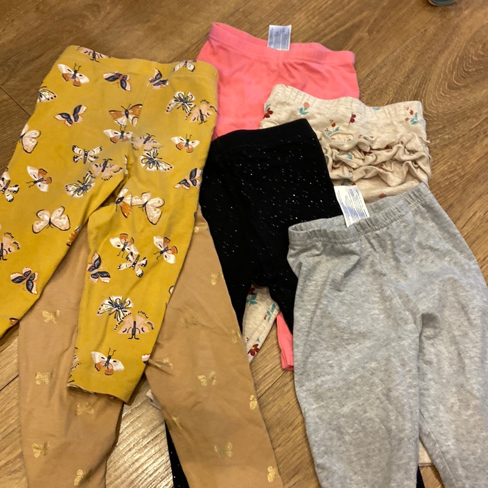 Bundle of pairs 2T/ 24 months girls leggings